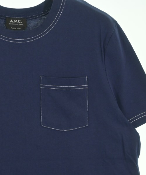 A.P.C.（アーペーセー）Tシャツ・カットソー 紺 サイズ:L メンズ/2200631693031