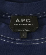 A.P.C.（アーペーセー）Tシャツ・カットソー 紺 サイズ:L メンズ/2200631693031