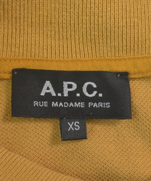 A.P.C.（アーペーセー）ポロシャツ 黄 サイズ:XS メンズ/2200632923052