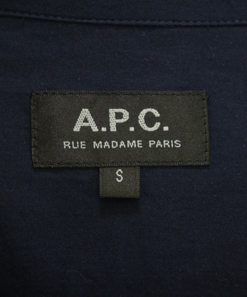 A.P.C.（アーペーセー）カジュアルシャツ 紺 サイズ:S メンズ/2200633965020