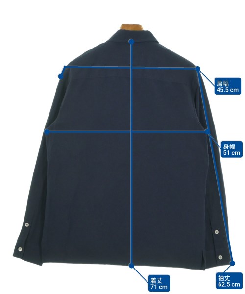 A.P.C.（アーペーセー）カジュアルシャツ 紺 サイズ:S メンズ/2200633965020
