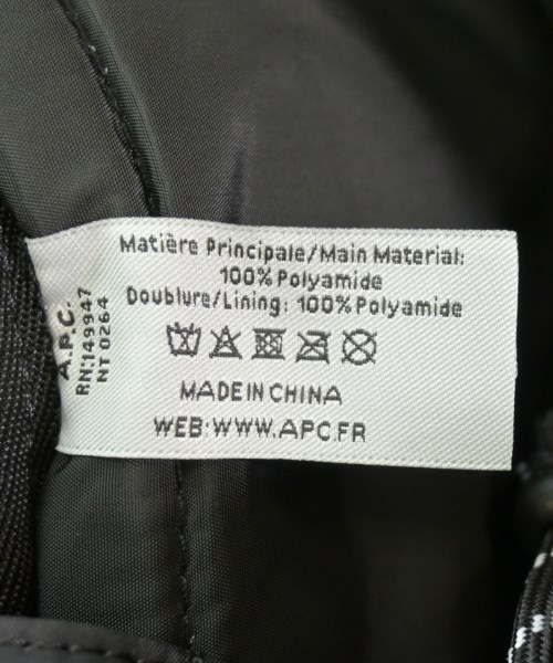 A.P.C.（アーペーセー）バックパック・リュック 黒 サイズ:- メンズ/2200605740099