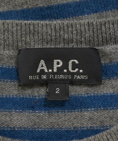 A.P.C.（アーペーセー）ニット・セーター グレー サイズ:2(M位) メンズ/2200610565021