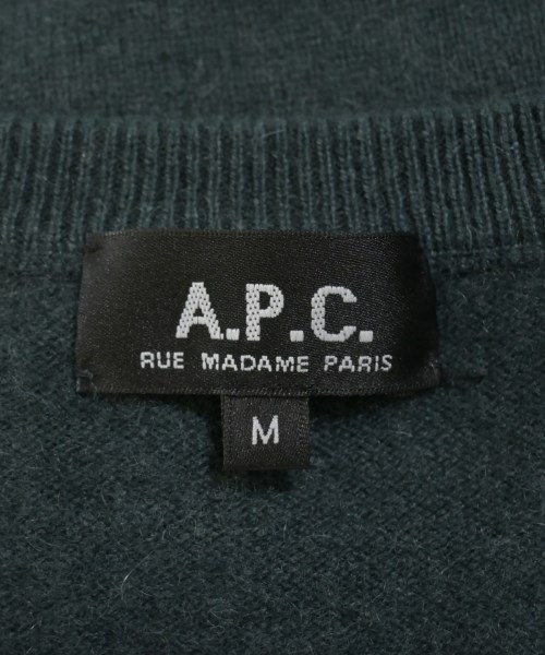 A.P.C.（アーペーセー）ニット・セーター 緑 サイズ:M メンズ/2200610565038