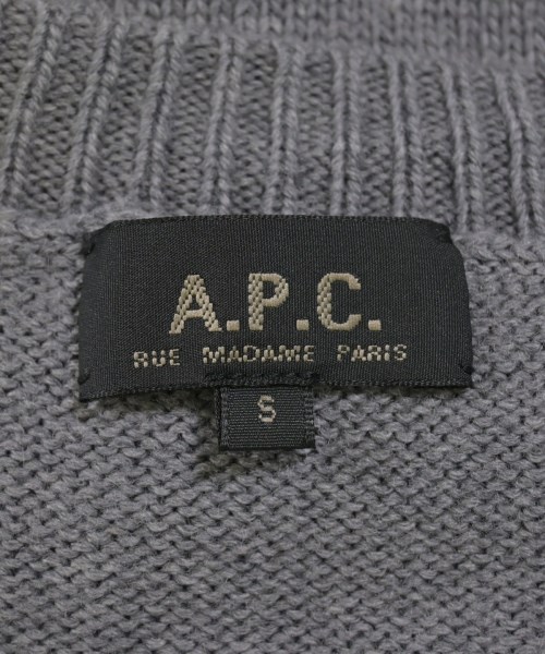 A.P.C.（アーペーセー）カーディガン グレー サイズ:S メンズ/2200610565045