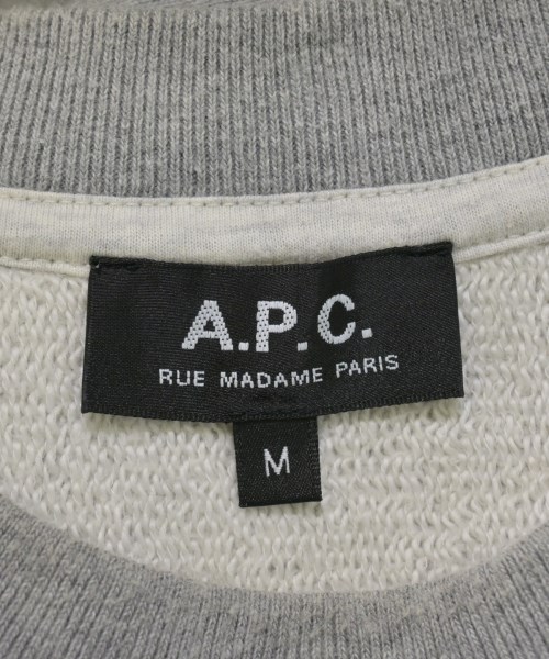 A.P.C.（アーペーセー）スウェット グレー サイズ:M メンズ/2200610565069