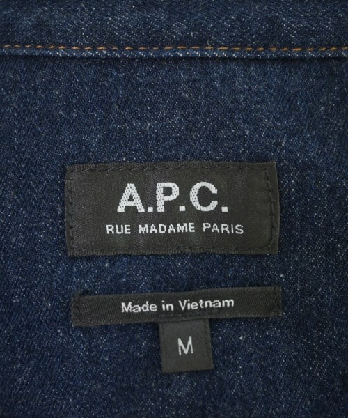 A.P.C.（アーペーセー）カジュアルシャツ 紺 サイズ:M メンズ/2200610565083