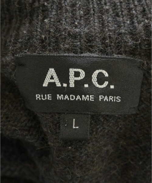 A.P.C.（アーペーセー）ニット・セーター 茶 サイズ:L メンズ/2200611082015