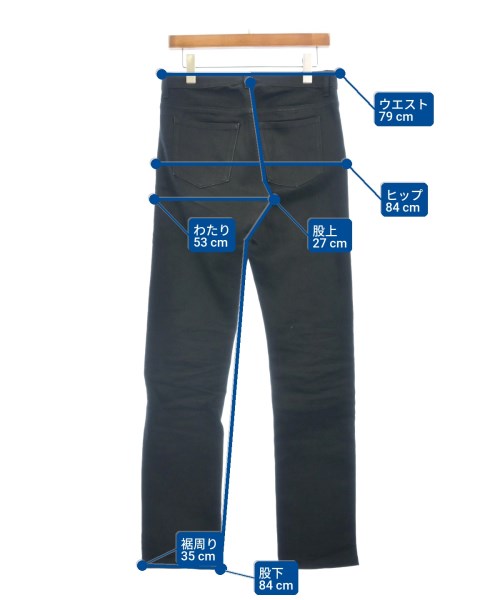 A.P.C.（アーペーセー）デニムパンツ 黒 サイズ:28(S位) メンズ/2200612300033