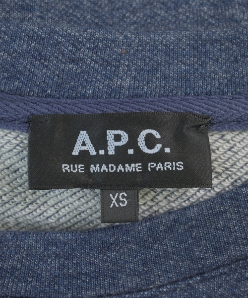 A.P.C.（アーペーセー）スウェット 青 サイズ:XS メンズ/2200608647104