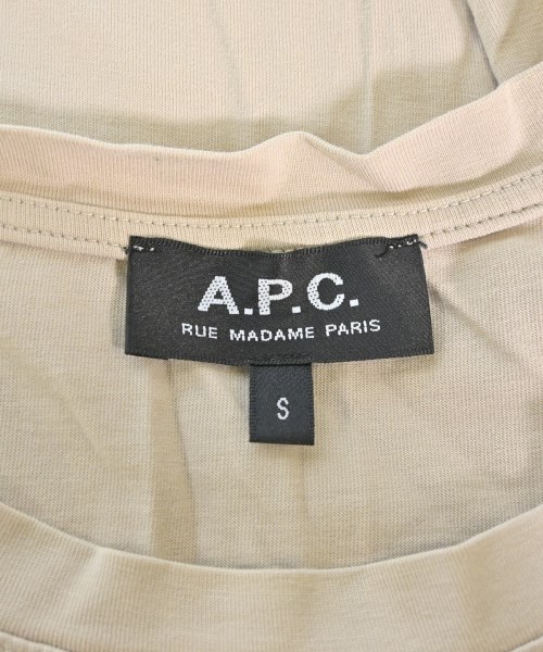 A.P.C.（アーペーセー）Tシャツ・カットソー ベージュ サイズ:S メンズ/2200610710032