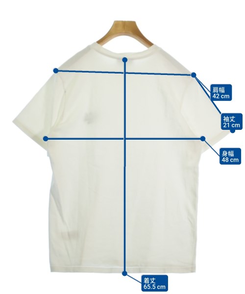 A.P.C.（アーペーセー）Tシャツ・カットソー 白 サイズ:M メンズ/2200613411042