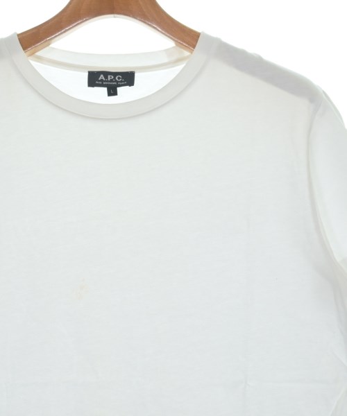 A.P.C.（アーペーセー）Tシャツ・カットソー 白 サイズ:L メンズ/2200614237030