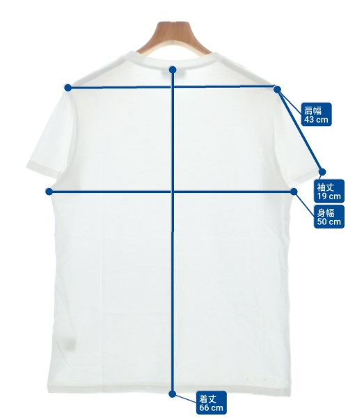A.P.C.（アーペーセー）Tシャツ・カットソー 白 サイズ:L メンズ/2200614237030
