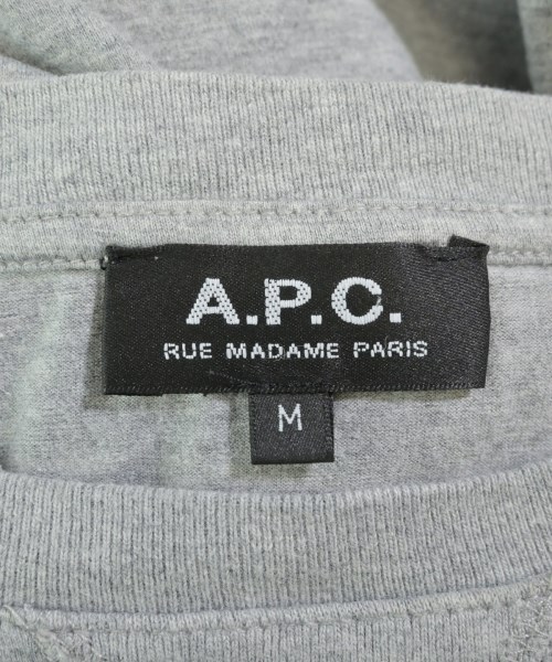 A.P.C.（アーペーセー）Tシャツ・カットソー グレー サイズ:2(M位) メンズ/2200608892108
