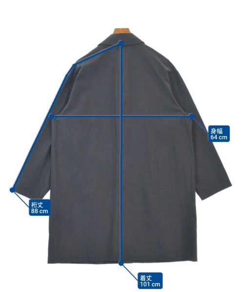 A.P.C.（アーペーセー）ステンカラーコート グレー サイズ:M メンズ/2200616533055