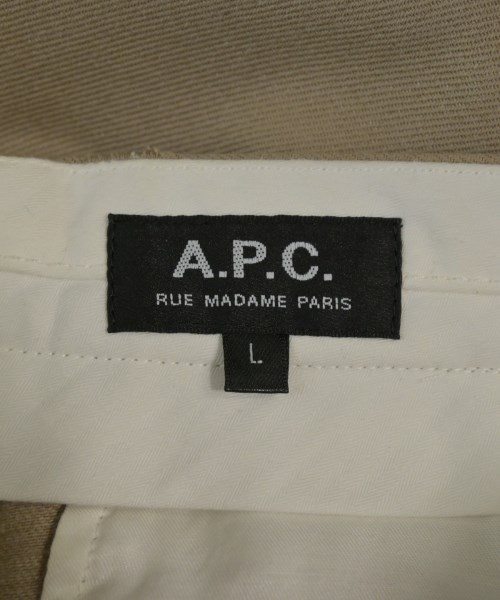 A.P.C.（アーペーセー）スラックス ベージュ サイズ:L メンズ/2200616533079