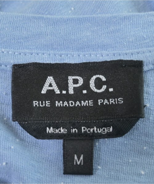 A.P.C.（アーペーセー）Tシャツ・カットソー 青 サイズ:M メンズ/2200617027027