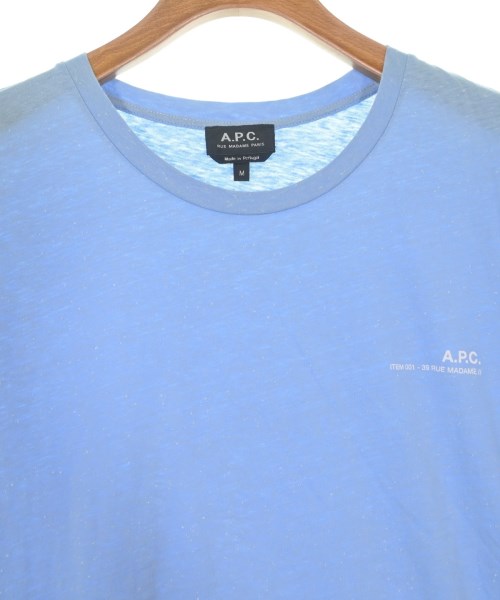 A.P.C.（アーペーセー）Tシャツ・カットソー 青 サイズ:M メンズ/2200617027027