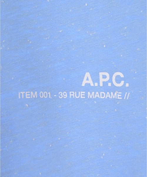 A.P.C.（アーペーセー）Tシャツ・カットソー 青 サイズ:M メンズ/2200617027027