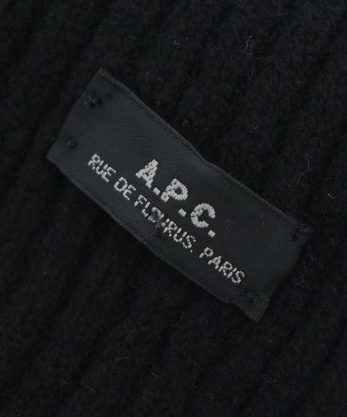 A.P.C.（アーペーセー）マフラー 黒 サイズ:- メンズ/2200617104025