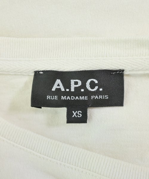 A.P.C.（アーペーセー）Tシャツ・カットソー 白 サイズ:XS メンズ/2200617189077
