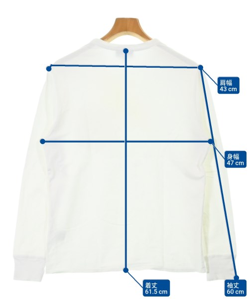 A.P.C.（アーペーセー）Tシャツ・カットソー 白 サイズ:XS メンズ/2200617189077