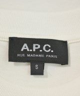 A.P.C.（アーペーセー）Tシャツ・カットソー 白 サイズ:S メンズ/2200617776055