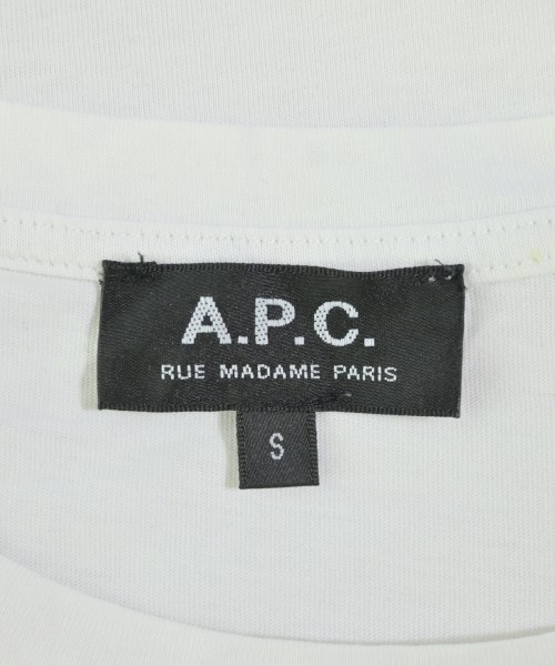 A.P.C.（アーペーセー）Tシャツ・カットソー 白 サイズ:S メンズ/2200617515029