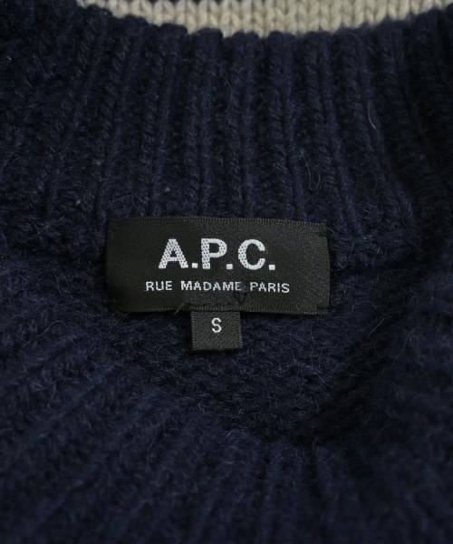 A.P.C.（アーペーセー）ニット・セーター 紺 サイズ:S メンズ/2200618193097