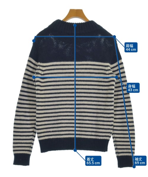 A.P.C.（アーペーセー）ニット・セーター 紺 サイズ:S メンズ/2200618193097