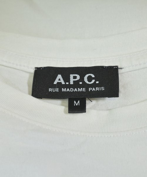 A.P.C.（アーペーセー）Tシャツ・カットソー 白 サイズ:M メンズ/2200618957132
