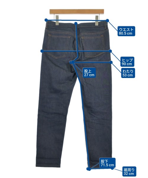 A.P.C.（アーペーセー）デニムパンツ 紺 サイズ:31(M位) メンズ/2200618992010