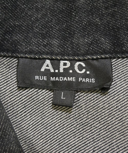 A.P.C.（アーペーセー）デニムジャケット 黒 サイズ:L メンズ/2200619134013