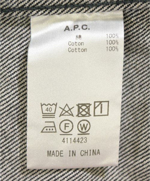 A.P.C.（アーペーセー）デニムジャケット 黒 サイズ:L メンズ/2200619134013