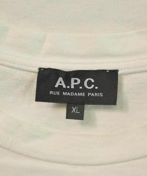 A.P.C.（アーペーセー）Tシャツ・カットソー 白 サイズ:XL メンズ/2200619134037