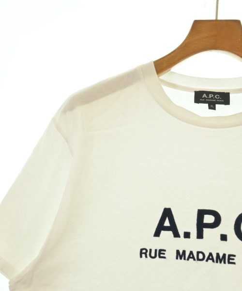 A.P.C.（アーペーセー）Tシャツ・カットソー 白 サイズ:XL メンズ/2200619134037