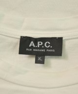 A.P.C.（アーペーセー）Tシャツ・カットソー 白 サイズ:XL メンズ/2200619134037