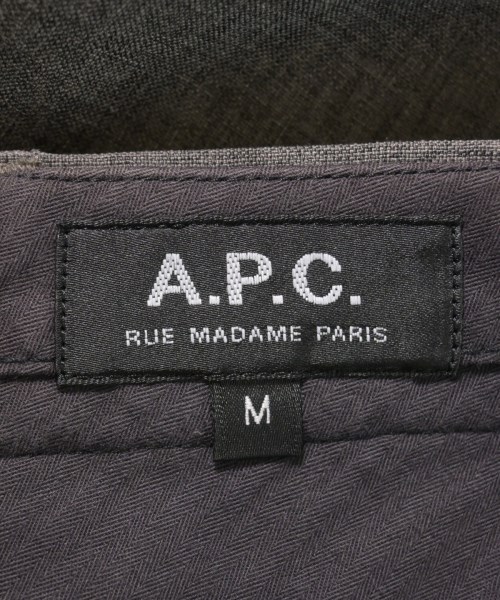 A.P.C.（アーペーセー）スラックス グレー サイズ:M メンズ/2200619134051