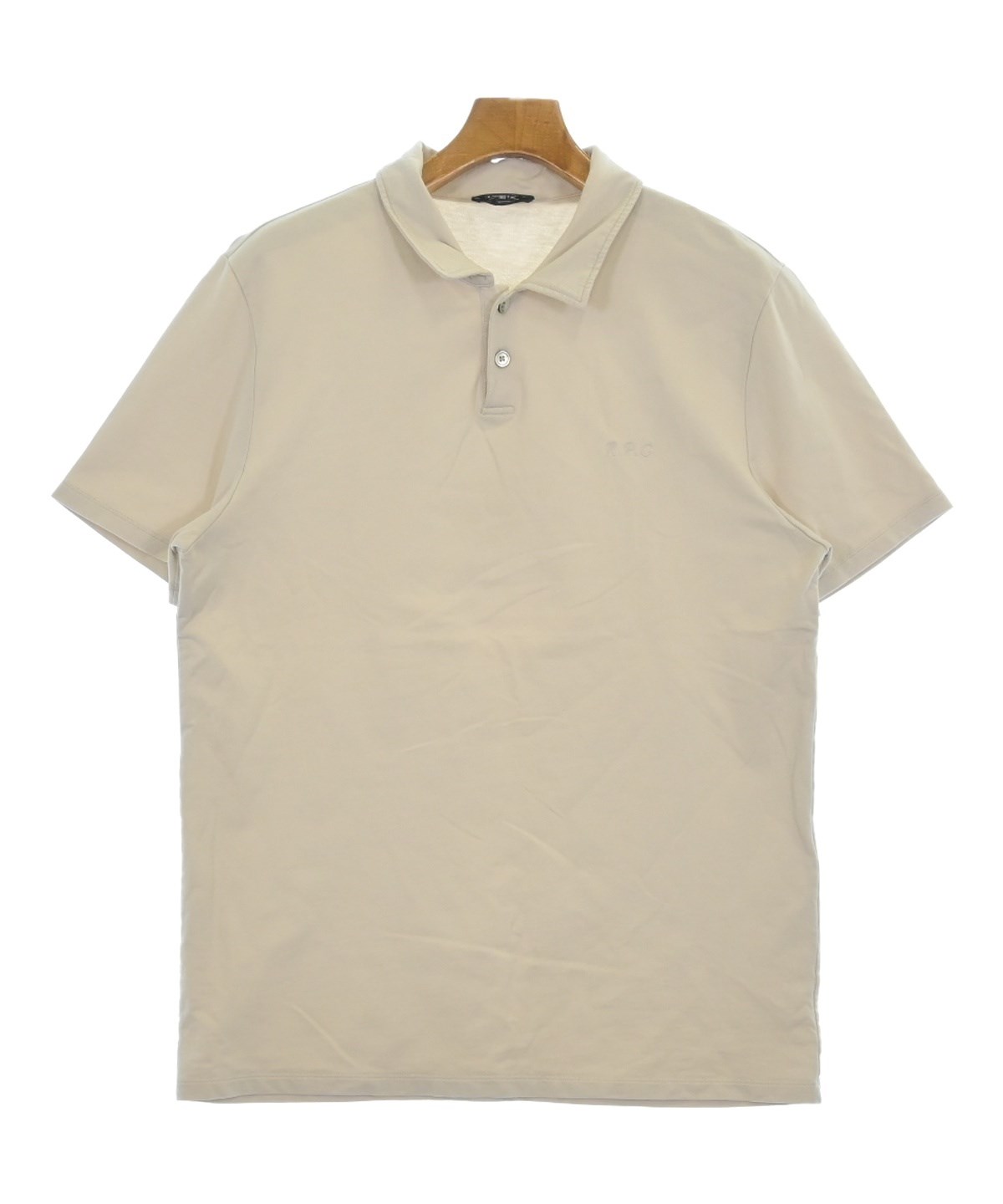 A.P.C.(アーペーセー)ポロシャツ ベージュ サイズ:L メンズ A.P.C.(アーペーセー)ポロシャツ ベージュ サイズ:L メンズ