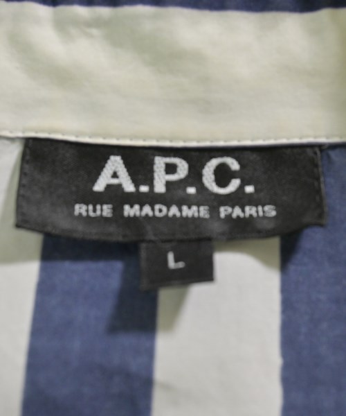 A.P.C.（アーペーセー）カジュアルシャツ 青 サイズ:M メンズ/2200609214091