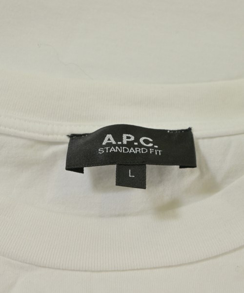 A.P.C.（アーペーセー）Tシャツ・カットソー 白 サイズ:L メンズ/2200606698016