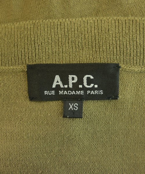 A.P.C.（アーペーセー）カーディガン カーキ サイズ:XS メンズ/2200571962037
