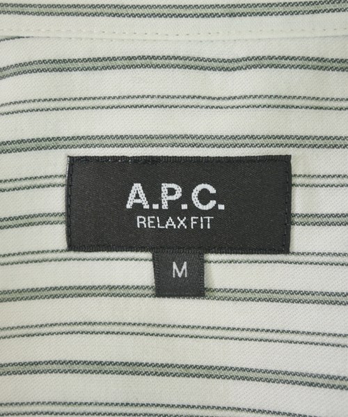 A.P.C.（アーペーセー）カジュアルシャツ 白 サイズ:M メンズ/2200670093090
