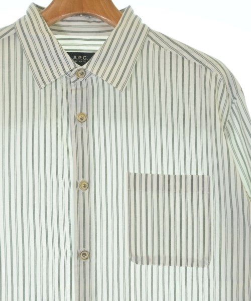 A.P.C.（アーペーセー）カジュアルシャツ 白 サイズ:M メンズ/2200670093090