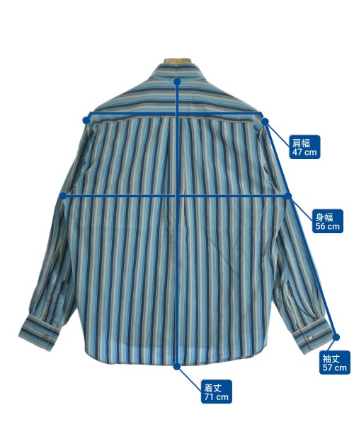 A.P.C.（アーペーセー）カジュアルシャツ 青 サイズ:1(S位) メンズ/2200672990014