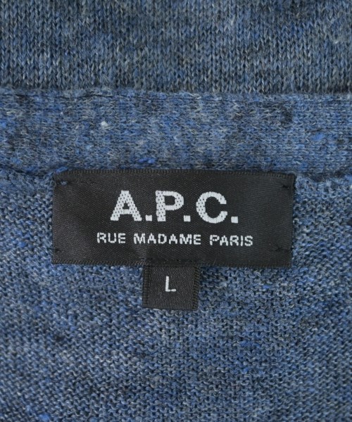 A.P.C.（アーペーセー）カーディガン 青 サイズ:L メンズ/2200673567147