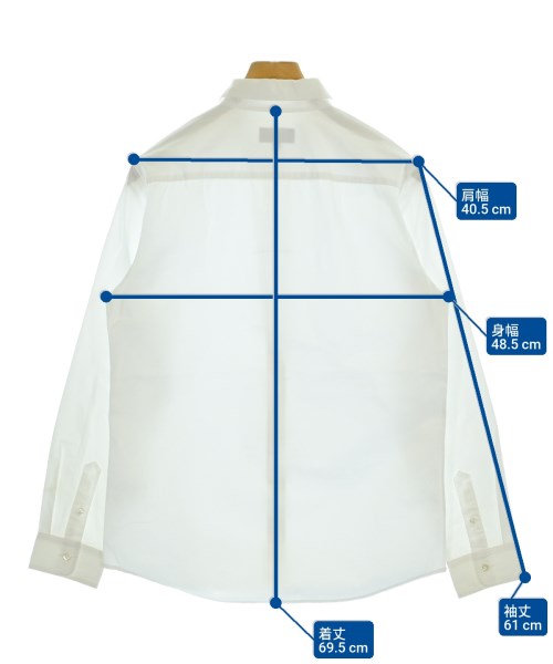 A.P.C.（アーペーセー）カジュアルシャツ 白 サイズ:XS メンズ/2200673833020