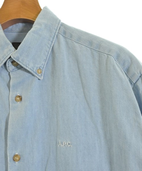 A.P.C.（アーペーセー）カジュアルシャツ 青 サイズ:M メンズ/2200671791124