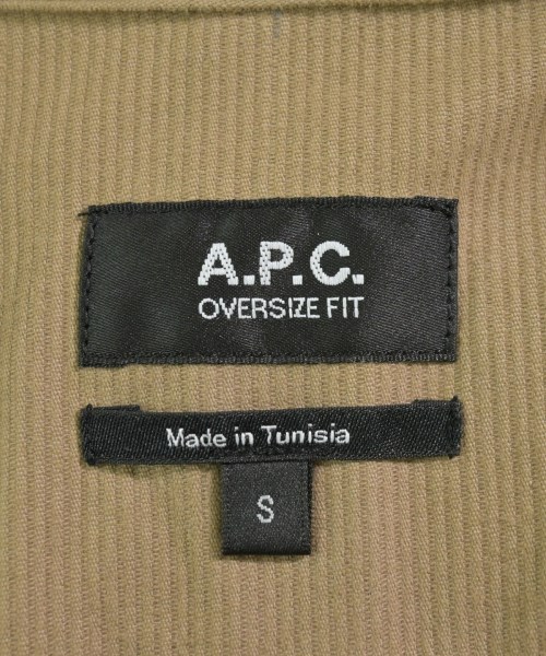 A.P.C.（アーペーセー）カジュアルシャツ ベージュ サイズ:S メンズ/2200671791148